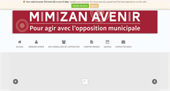 Desktop Screenshot of mimizan-avenir.com